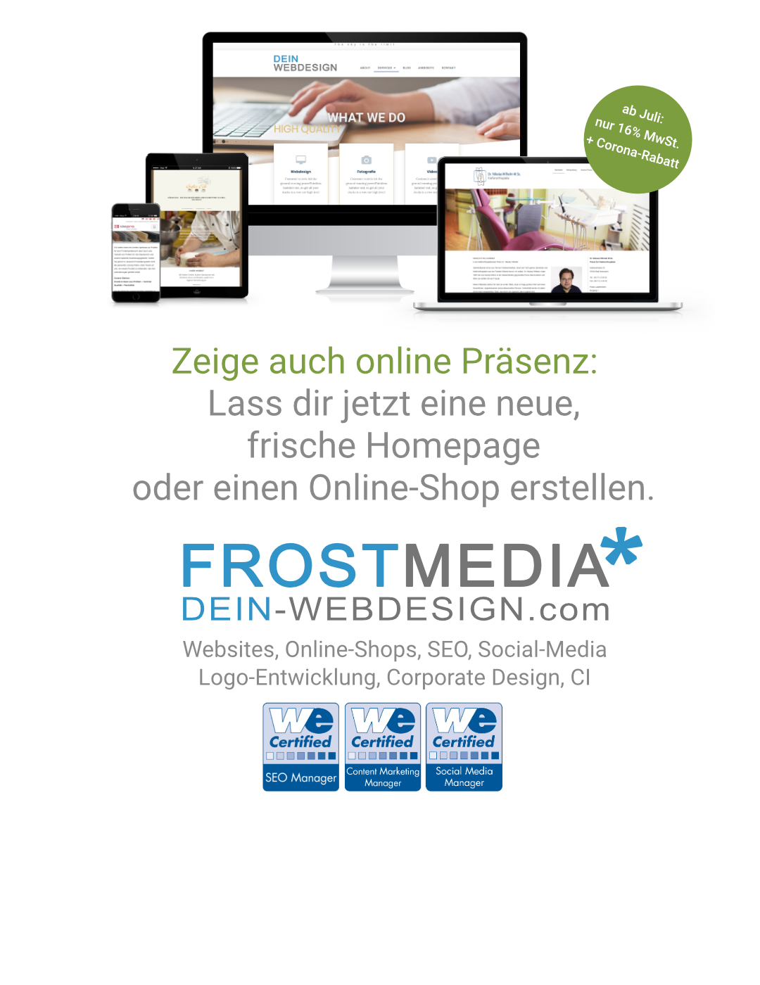 Jetzt Eine Neue Homepage Erstellen Lassen - Dein-webdesign.com